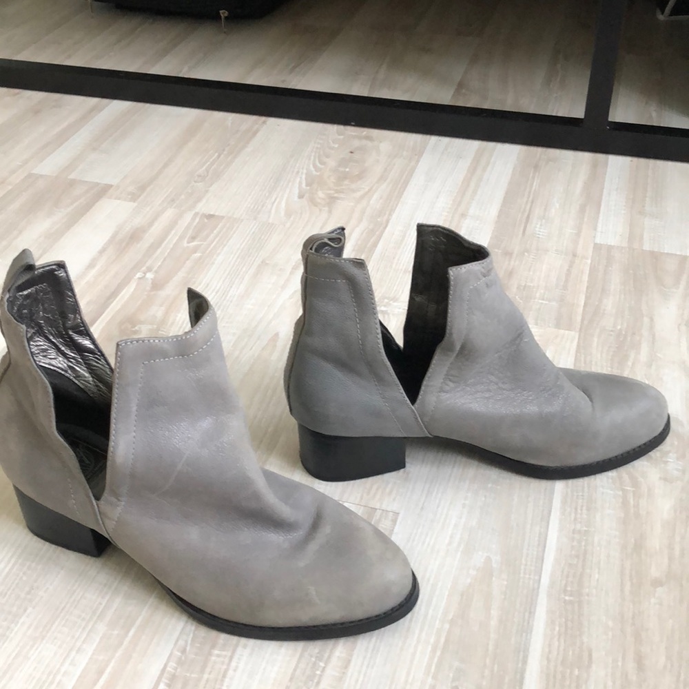 Grey booties